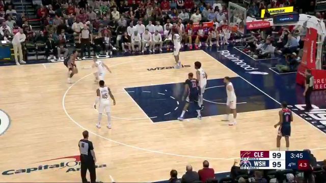 【2024年02月08日 骑士vs奇才集锦】尴尬了！普尔直到末节一分未得被主场球迷狂嘘