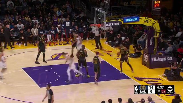 【2024年02月09日】掘金vs湖人第1节英文原声录像回放