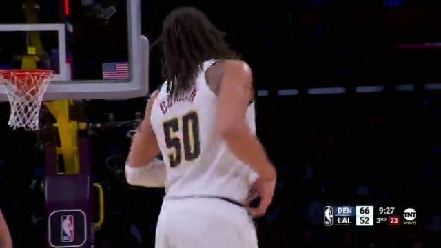 【2024年02月09日 掘金vs湖人集锦】戈登迎难而上起飞翱翔 挂筐暴扣犹如砍瓜切菜