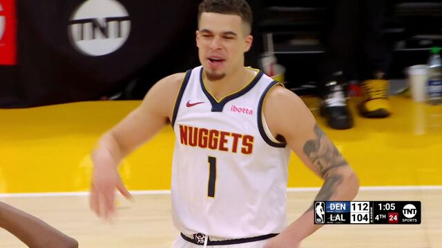 【2024年02月09日 掘金vs湖人集锦】神人啊！约老师脑后长眼躲过偷鸡 三分助攻杀死比赛