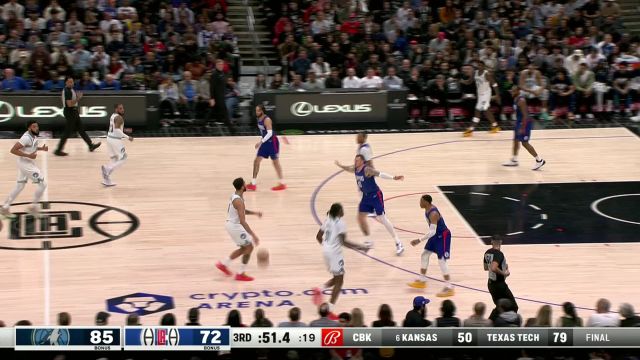 【2024年02月13日 森林狼vs快船集锦】大打小也是颇有心得 唐斯单吃鲍威尔轻松到不能再轻松了