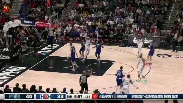 【2024年02月13日】森林狼vs快船第2节中文解说录像回放