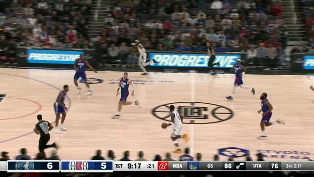 【2024年02月13日 森林狼vs快船集锦】像推土机一样碾压到禁区 唐斯翻身勾手展现丝滑手感