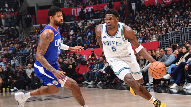 【2024年02月13日 森林狼vs快船集锦】森林狼121-100快船 爱德华兹唐斯合砍47分稳坐西部第一