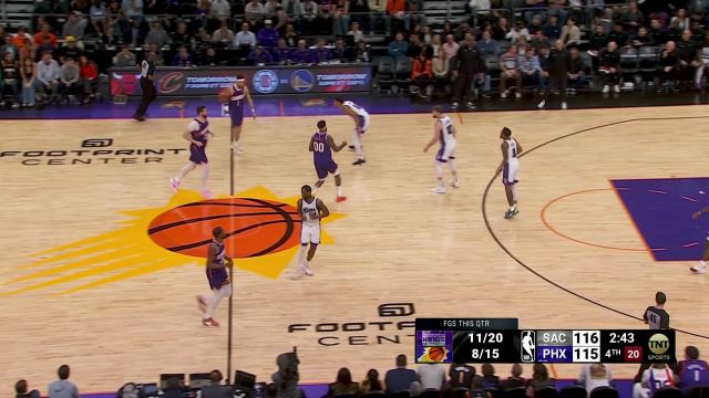 【2024年02月14日 国王vs太阳集锦】进入到自己的节奏中 布克两次急停中投连取4分