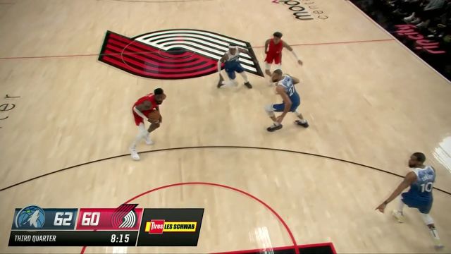 【2024年02月14日 森林狼vs开拓者集锦】顿宝支楞起来了！艾顿强突篮下一飞冲天双手炸筐