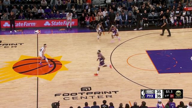 【2024年02月14日 国王vs太阳集锦】只需一个人把油门踩到底 福克斯反击1打0双手暴扣