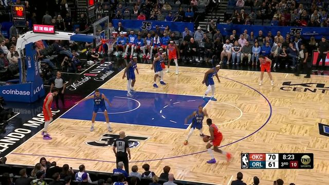 【2024年02月14日 雷霆vs魔术集锦】水银泻地般的反击 魔术全军出击空接爆扣即刻呈现