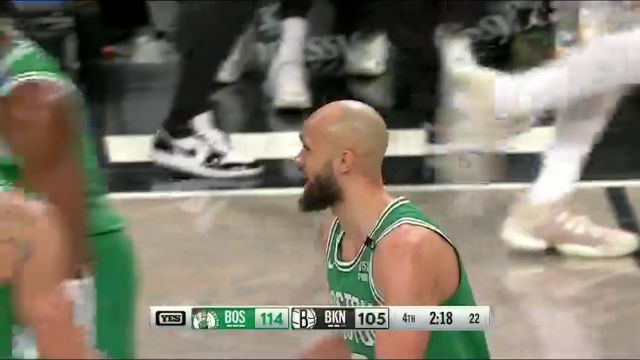 【2024年02月14日】NBA常规赛：凯尔特人vs篮网第4节英文原声录像回放