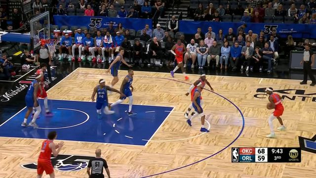 【2024年02月14日 雷霆vs魔术集锦】没关系我会出手 霍姆格伦后发制人暴力隔扣