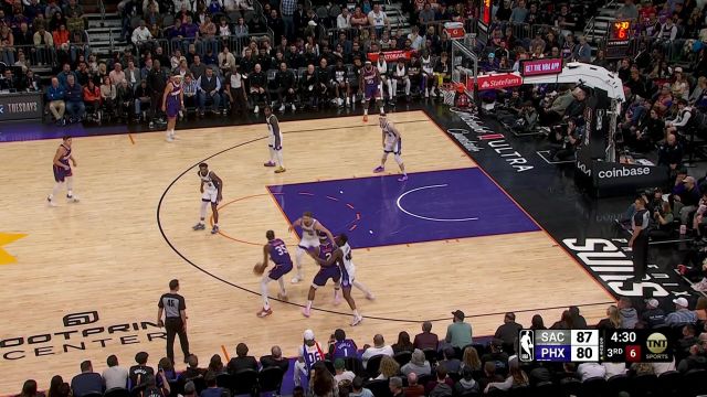 【2024年02月14日 国王vs太阳集锦】没有调整的余地了 格雷森-阿伦随手一扔超远三分一箭穿心