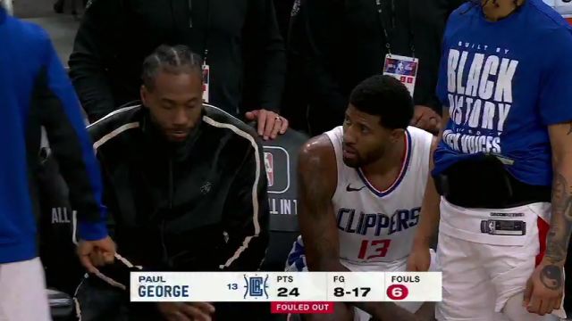 【2024年02月15日 快船vs勇士集锦】会成为主导比赛结果的关键节点吗？乔治六犯离场