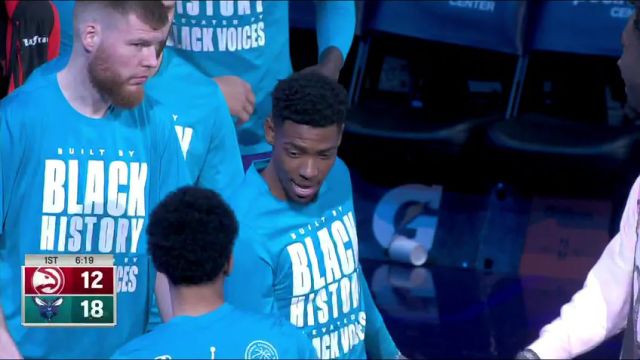 【2024年02月15日】老鹰vs黄蜂第1节英文原声录像回放