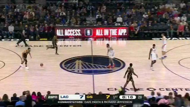 【2024年02月15日 快船vs勇士集锦】这让人怎么防 库里突施冷箭三分一发入魂