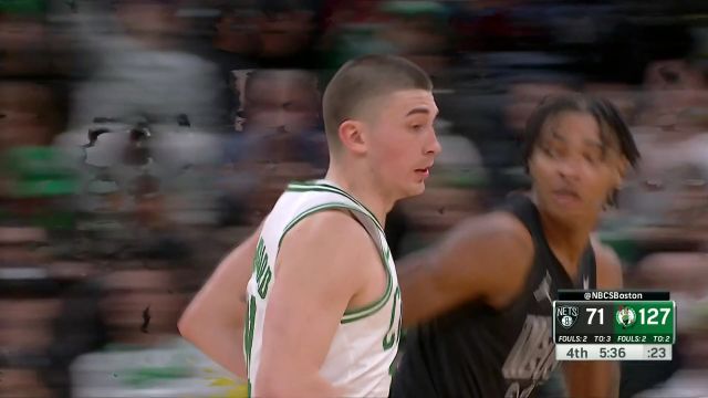 【2024年02月15日 篮网vs凯尔特人集锦】3-pointer by Payton Pritchard