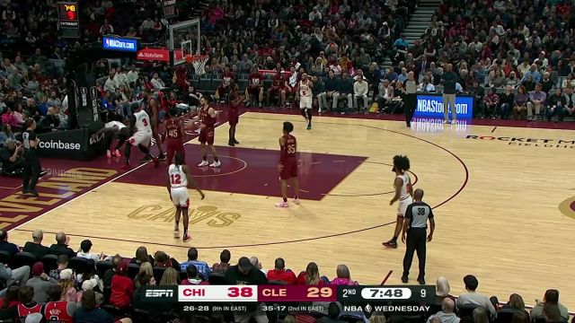 【2024年02月15日 公牛vs骑士集锦】进攻行云流水！德罗赞见缝插针突破上篮打成2+1