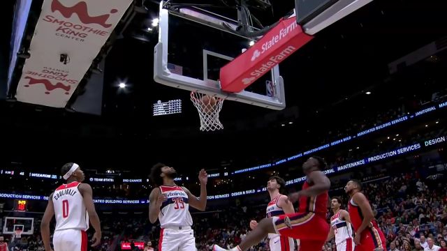 【2024年02月15日 奇才vs鹈鹕集锦】队友默契连线 麦科勒姆与锡安无缝传切轻松取分