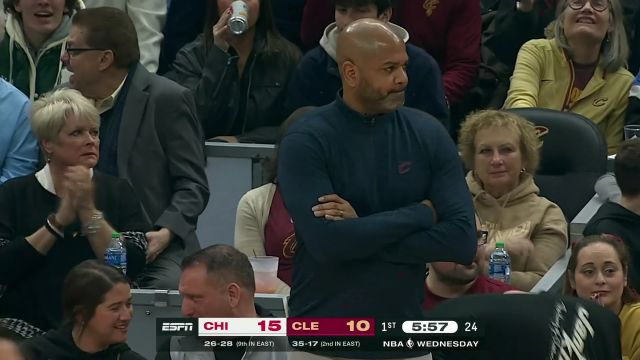 【2024年02月15日 公牛vs骑士集锦】我命由我不由天！艾伦乱军从中干拔暴扣轻松得手