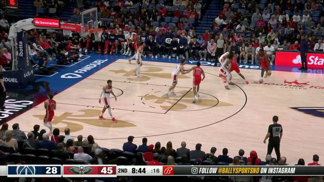 【2024年02月15日 奇才vs鹈鹕集锦】近距离观察状元天赋 锡安抡锤砸扣势大力沉