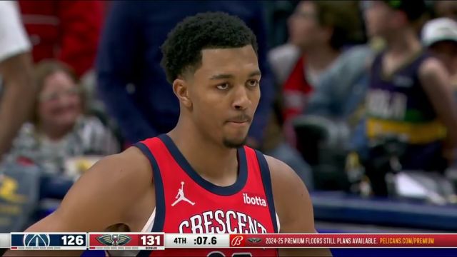 【2024年02月15日】奇才vs鹈鹕第4节英文原声录像回放