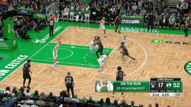 【2024年02月15日 篮网vs凯尔特人集锦】终于开张！史密斯妙传克拉克斯顿心领神会空接暴扣结束得分荒