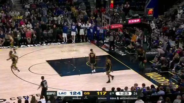 【2024年02月15日 快船vs勇士集锦】科菲三分命中再次确定领先优势 库里无敌手感立刻回击