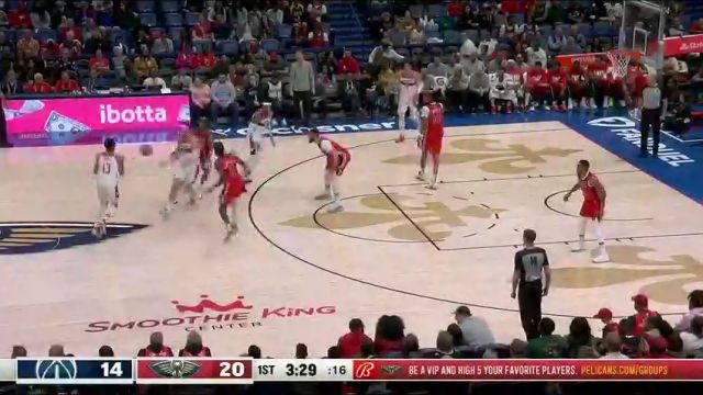 【2024年02月15日】奇才vs鹈鹕第1节中文解说录像回放