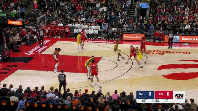 【2024年02月15日 步行者vs猛龙集锦】你有来言我有去语 两队开局互相飚分携手命中三分