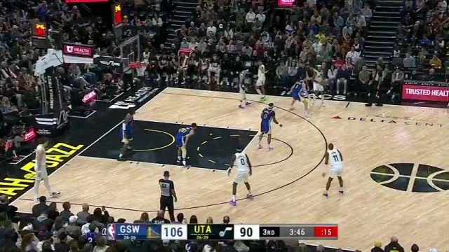 【2024年02月16日】NBA常规赛：勇士vs爵士中文解说全场录像回放