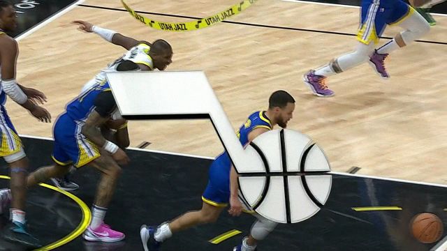 【2024年02月16日 勇士vs爵士集锦】丝毫不能懈怠！邓恩鬼手抄截反抢库里 乔治一马当先拿下2+1