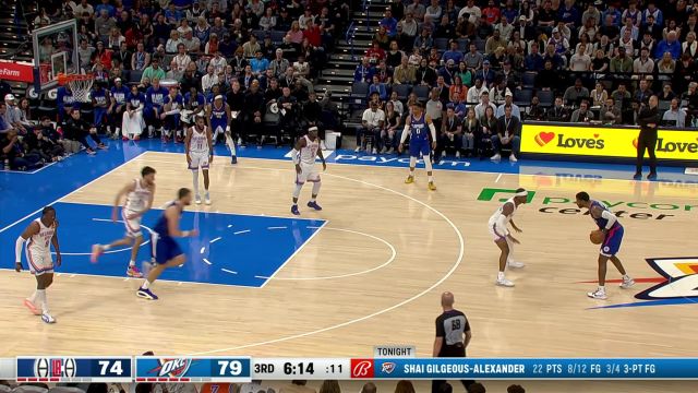 【2024年02月23日 快船vs雷霆集锦】还不服是吧？霍姆格伦再帽祖巴茨乔反击双手暴扣