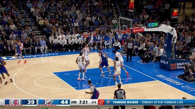 【2024年02月23日 快船vs雷霆集锦】还是得用自己擅长的方式 哈登毫无征兆三分线外突施冷箭正中靶心