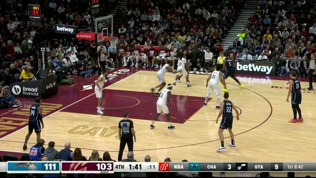 【2024年02月23日 魔术vs骑士集锦】手感准的不像话！班凯罗底角飘逸三分奠定胜局