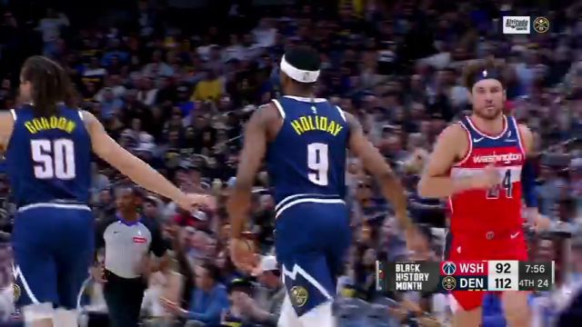 【2024年02月23日】NBA常规赛：奇才vs掘金第4节中文解说录像回放