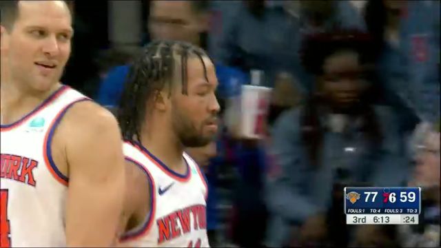 【2024年02月23日】尼克斯vs76人第3节中文解说录像回放