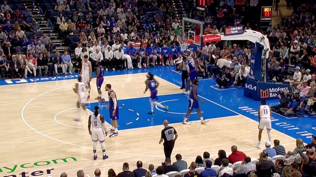 【2024年02月23日 快船vs雷霆集锦】祖巴茨篮下遭霍姆格伦大帽！