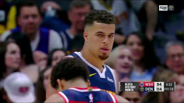 【2024年02月23日】NBA常规赛：奇才vs掘金第4节英文原声录像回放