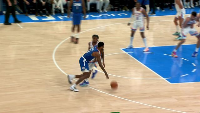 【2024年02月23日 快船vs雷霆集锦】好的防守能力不一定要盖帽 乔治企图霍姆格伦没能成功