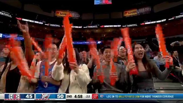 【2024年02月23日】快船vs雷霆第2节中文解说录像回放