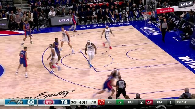 【2024年02月25日 魔术vs活塞集锦】防成这样也能进！坎宁安骑马射箭飘逸中距离手起刀落