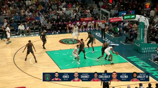 【2024年02月26日 骑士vs奇才集锦】球队都得靠我！ 莫布利屡次冲击内线开场独得六分