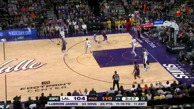 【2024年02月26日】湖人vs太阳第4节中文解说录像回放