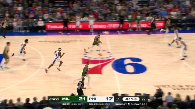 【2024年02月26日 雄鹿vs76人集锦】防守巨灵神 大洛篮下只手遮天送乌布雷无情大帽