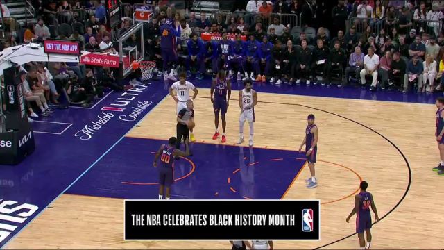 【2024年02月26日】湖人vs太阳第1节英文原声录像回放