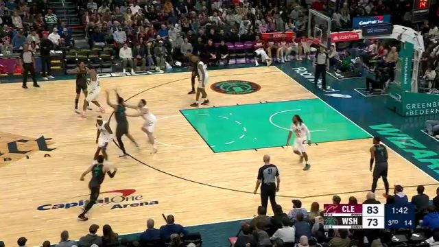 【2024年02月26日】骑士vs奇才第3节英文原声录像回放