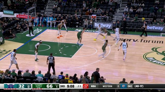 【2024年02月28日 黄蜂vs雄鹿集锦】开启追分模式！ 米勒手感复苏里突外投连得五分