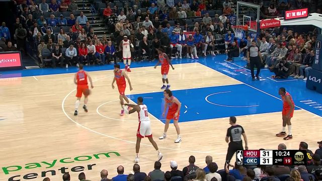 【2024年02月28日 火箭vs雷霆集锦】年轻就是好！雷霆火箭两队反击心肺大战互送大帽