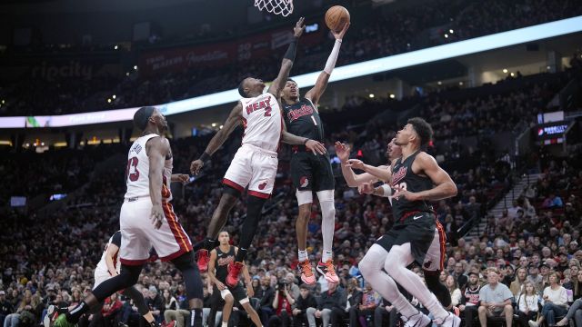 【2024年02月28日 热火vs开拓者集锦】热火106-96开拓者 热火背靠背取胜送开拓者9连败