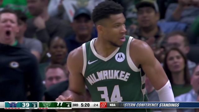 【2024年02月28日 黄蜂vs雄鹿集锦】原地小陀螺！ 字母哥转身海底捞月完成暴扣