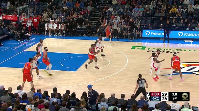 【2024年02月28日 火箭vs雷霆集锦】玩的就是心跳！阿隆·维金斯0.4秒极限抛射压哨命中